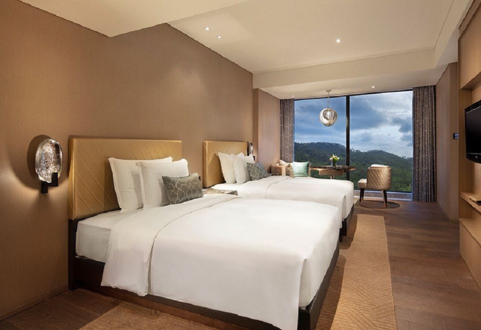 豪華山景雙床房（觀山浴缸+歐瓏洗護）