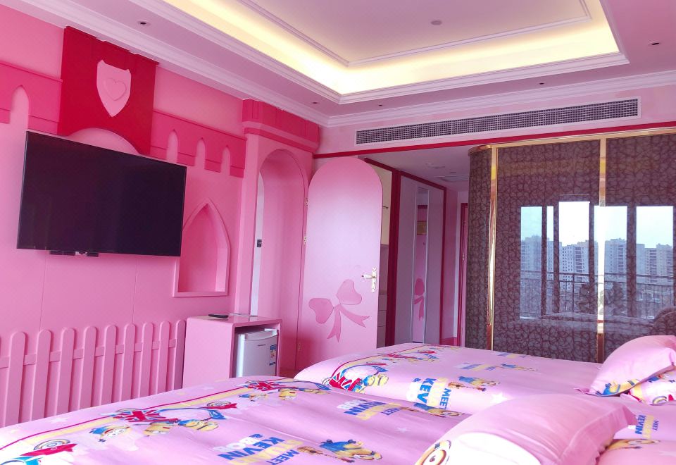 梦幻粉色公主套房