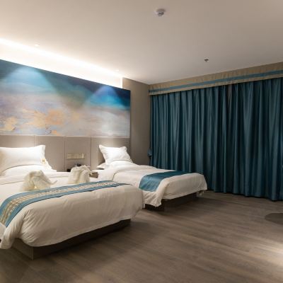 溫馨親子房（無窗） 海邸優舍精品飯店（青島五四廣場奧帆中心店）優惠