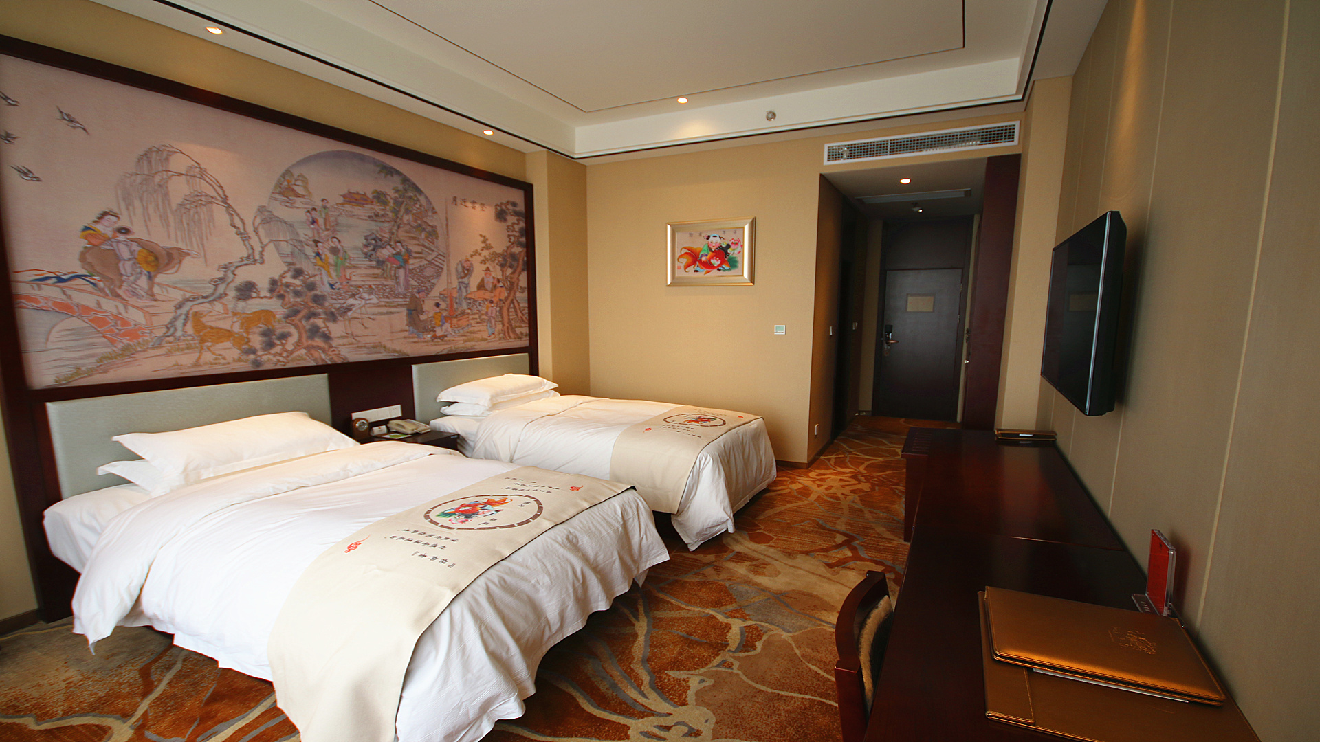 御河觀景雙床房丨河景