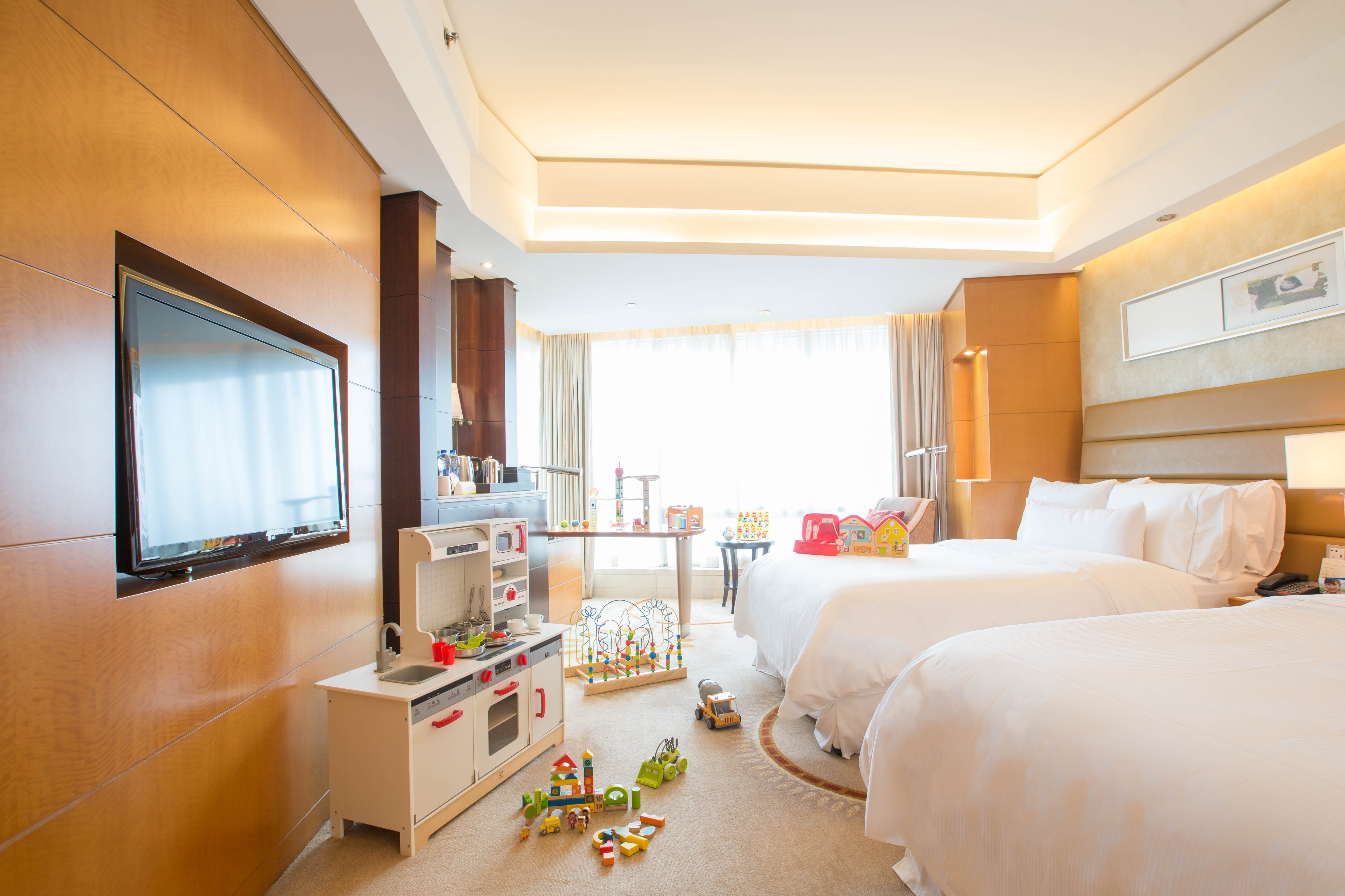 Hape玩具主题宝贝过家家·妙趣玩乐亲子双床房