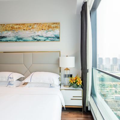 輕奢三居套房「三衞尊享｜浴缸」 鉑斯登行政公寓（深圳前海店）優惠