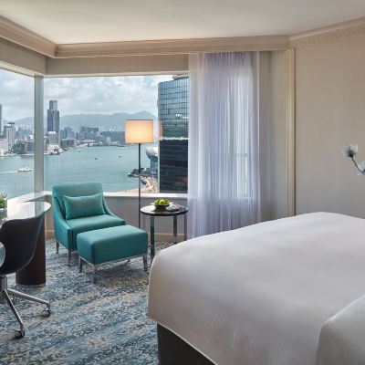 行政海景特大床客房 香港JW萬豪酒店優惠