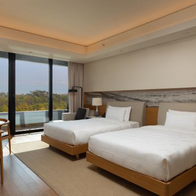 豪華園景雙床房 廣州南沙花園酒店優惠