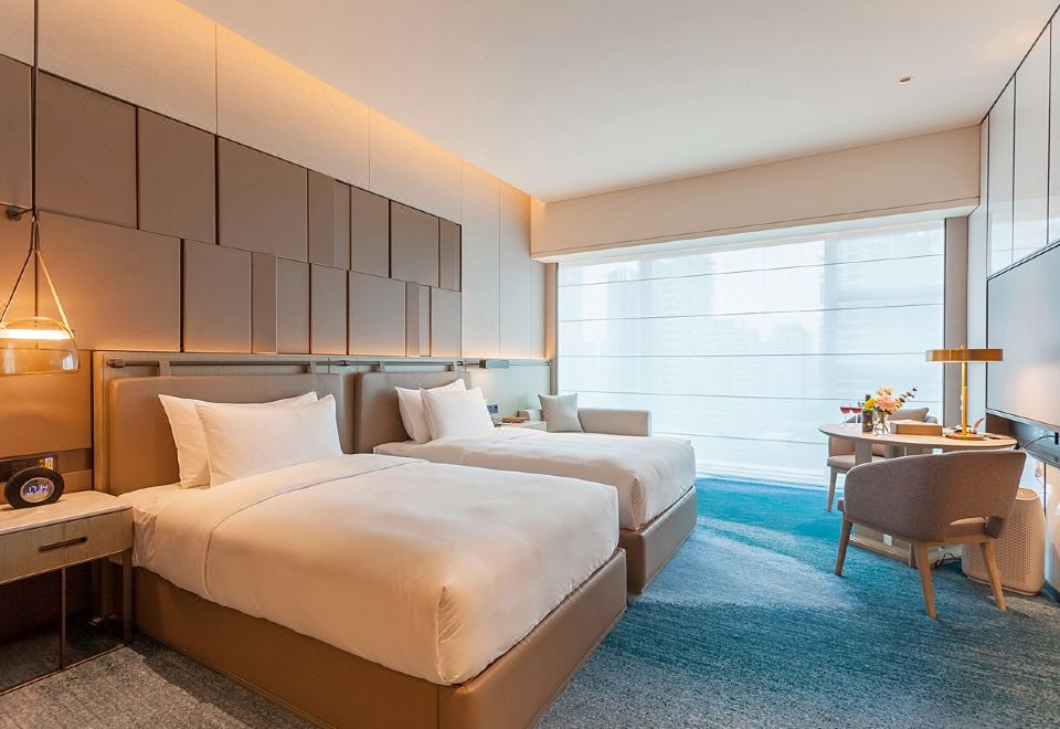 行政城景双床房（观鹭岛城际风光）