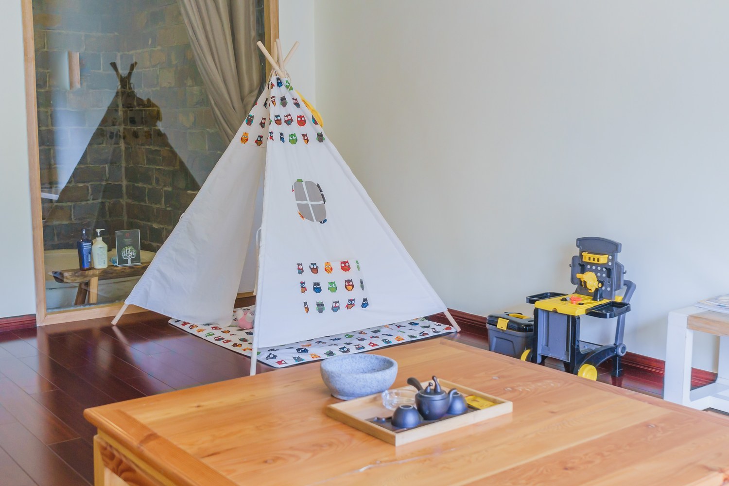 亲子套房（小童帐篷+浴缸+茶台）