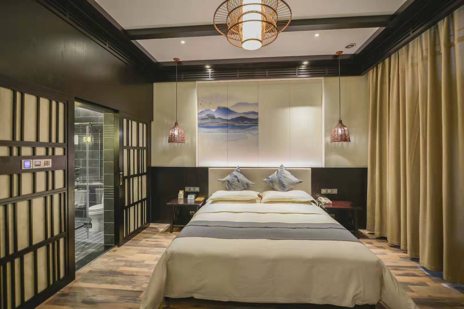 Chanyu Jingshe Hotel经济大床房