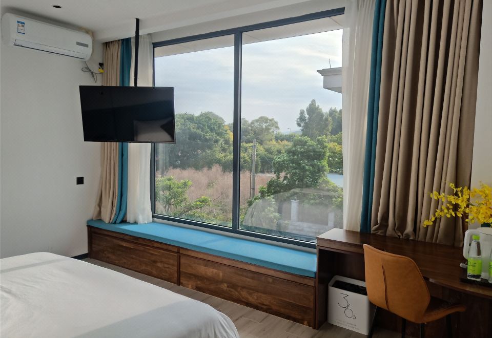 伴海·别墅大床房|洗衣机+冰箱