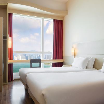 海港景雙床房 宜必思香港中上環飯店優惠