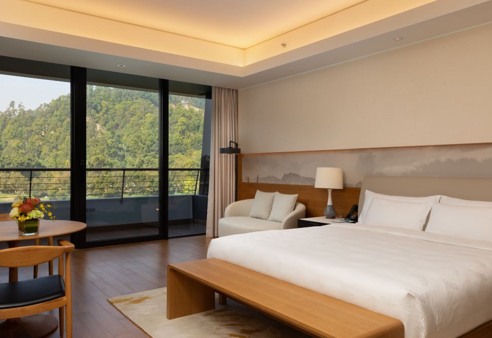 高級園景大床房