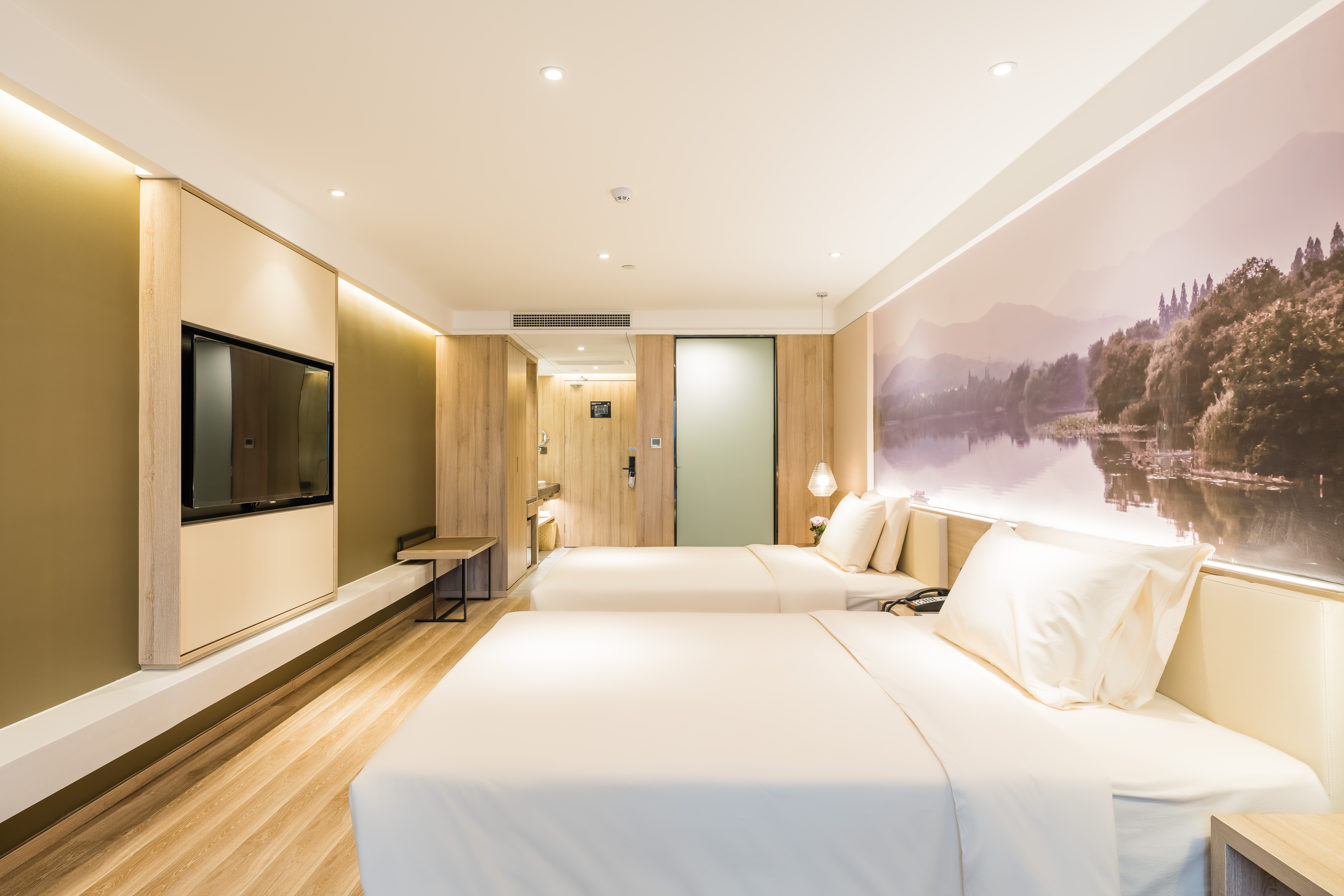 几木双床房-亚朵星球深睡枕Pro