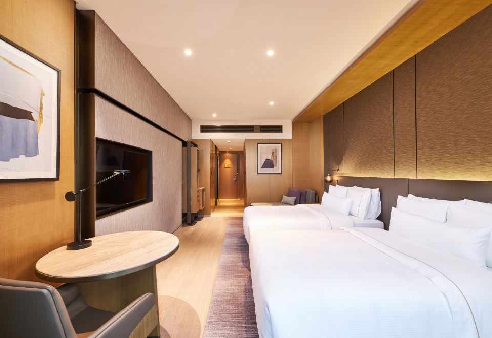 豪华城景双床房