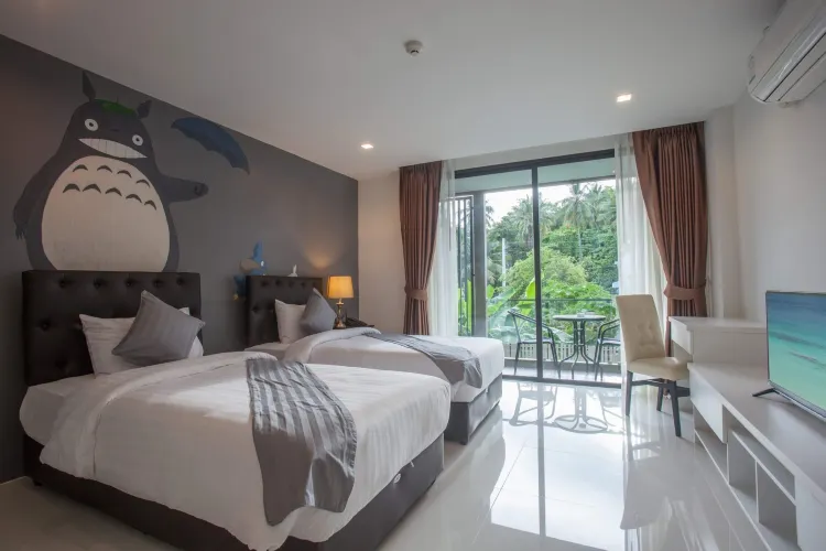 ดีลักซ์เตียงคู้มีมื้อเช้า