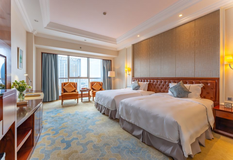 豪华城景双床房