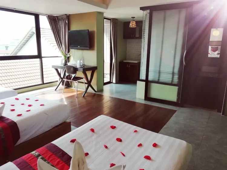 ห้องพักสำหรับสามท่านพร้อมวิวทิวทัศน์