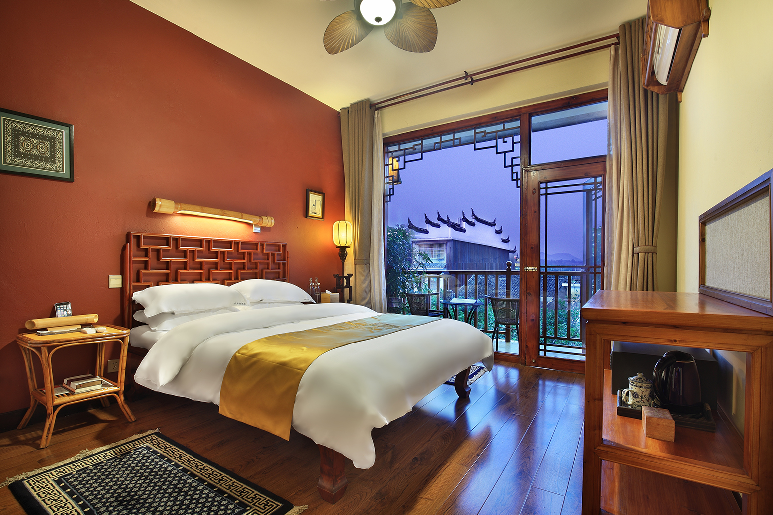 月亮山景阳台大床房（柚林围炉煮茶+私享柚子林+观景露台）