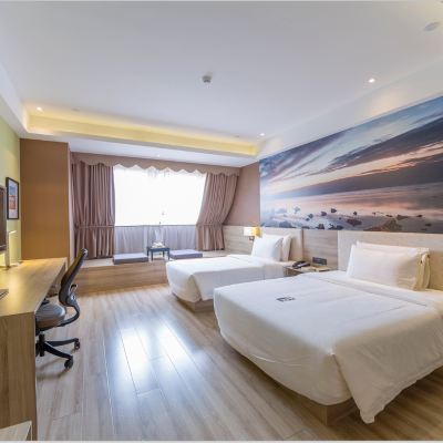 幾木雙床房（小冰箱+手機投屏） 上海莘莊亞朵酒店優惠