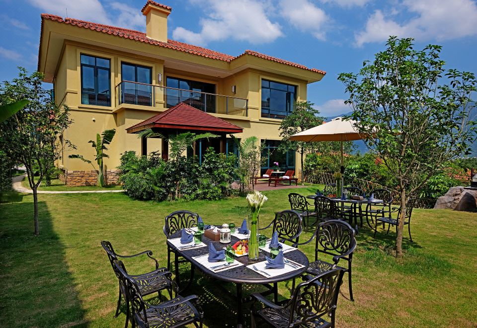 伴山别墅五房V2-私家泡池-麻将房-2个客厅-私家花园