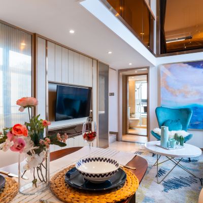 城景三居室複式套房 珠光星御國際公寓（廣州沙麵店）優惠