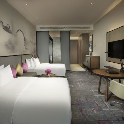 雪遙行政城景雙床房 廣州融創堇山酒店優惠