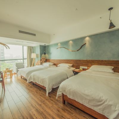 豪華景觀實用三人間 張家界森木年華設計酒店優惠