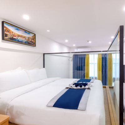 山景loft豪華大床房 澳斯特酒店公寓（珠海拱北口岸店）優惠