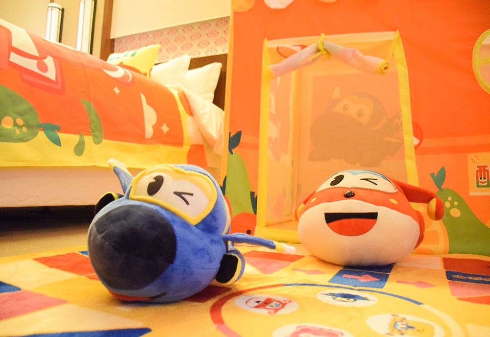 超级飞侠亲子双床房