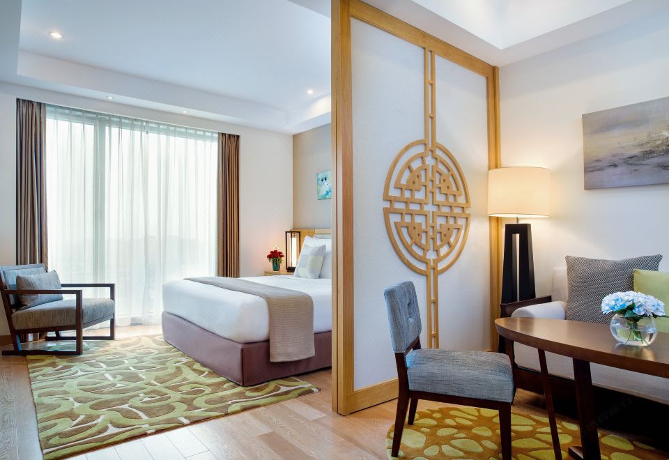 悦享大床房（SIEMENS洗烘机+松下衞洗丽+开放式厨房）