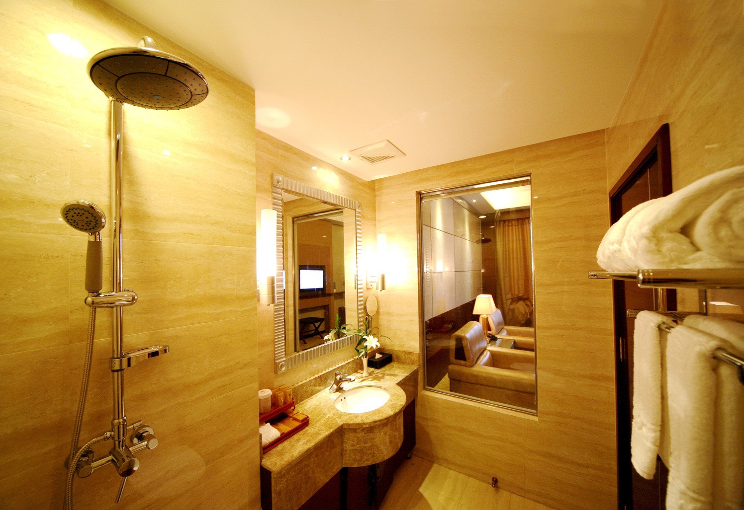 暖心双床房无窗