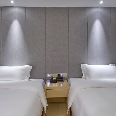 特價雙床房<空氣凈化+雙層隔音+舒眠零壓床墊+親膚布草 梵鉑（廣州白雲機場體驗店）優惠