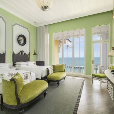 翡翠灣房，2張雙人床，海景，陽台 富國島翡翠灣JW萬豪度假酒店優惠