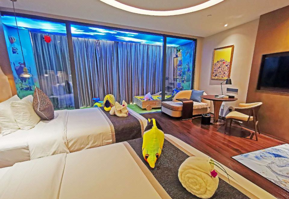 海景亲子三人房