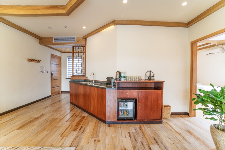 豪华阳台山景两室一厅家庭套房