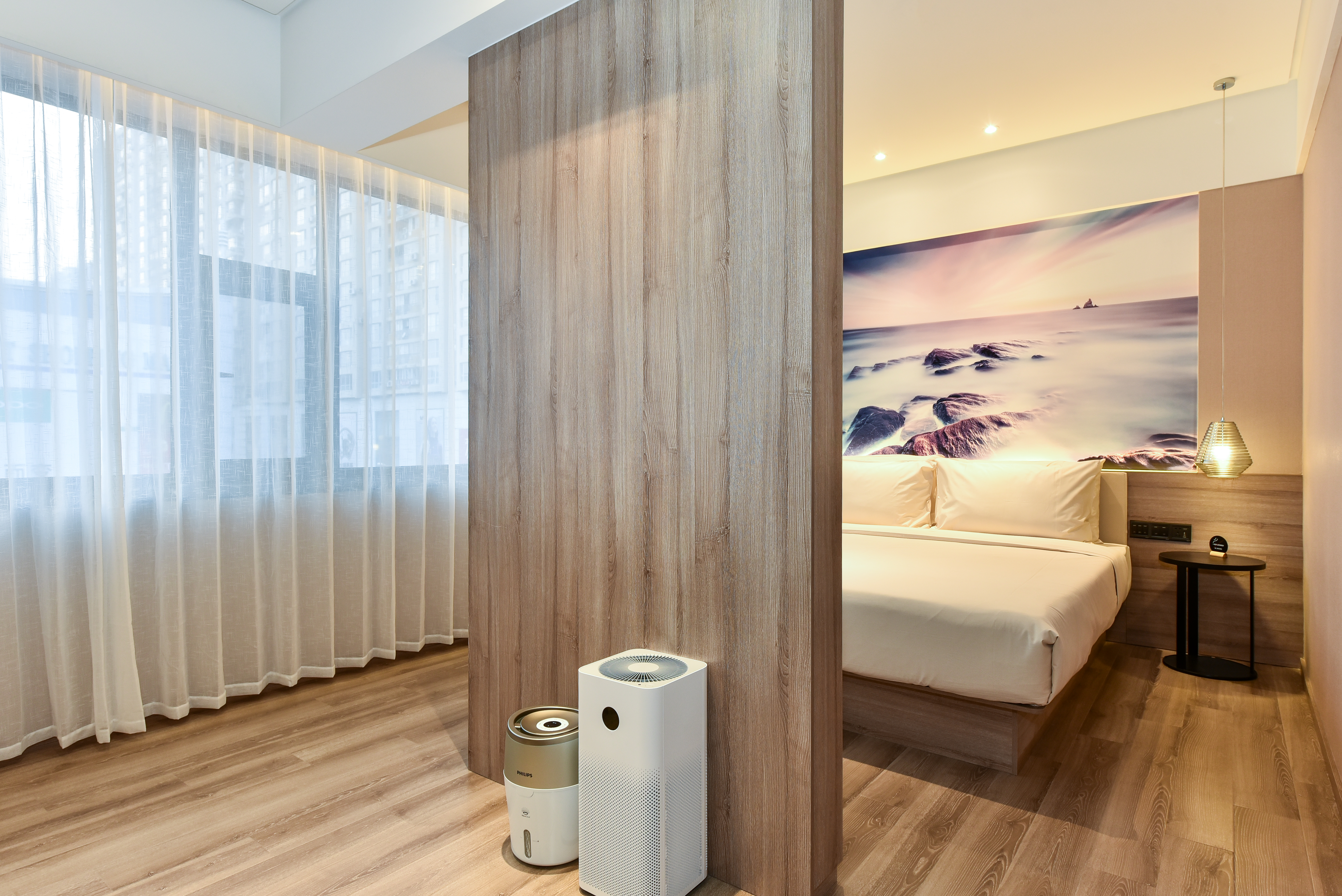 几木清氧大床房（小冰箱+手机投屏+浴袍）