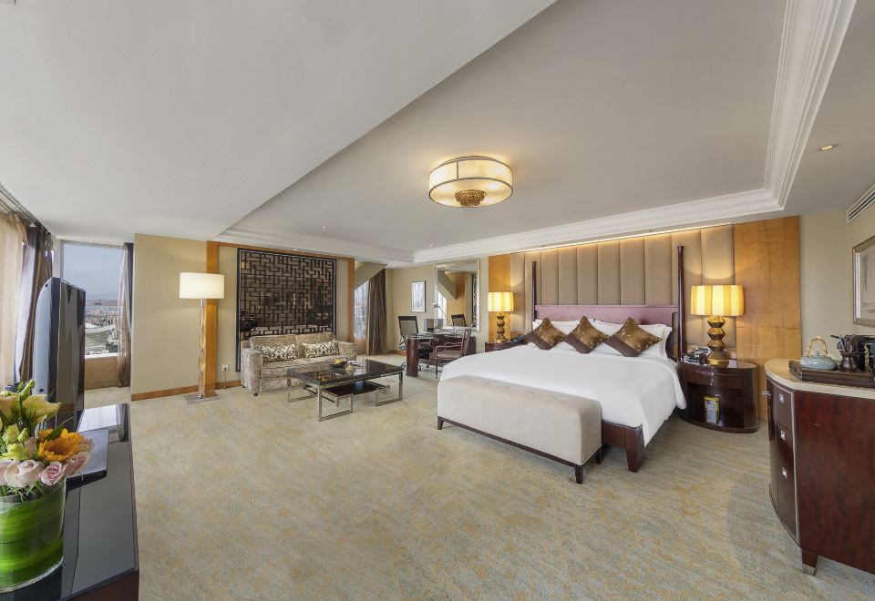 Intercontinental Century City Chengdu1 King Junior Suite Dining Area Club Lounge Access