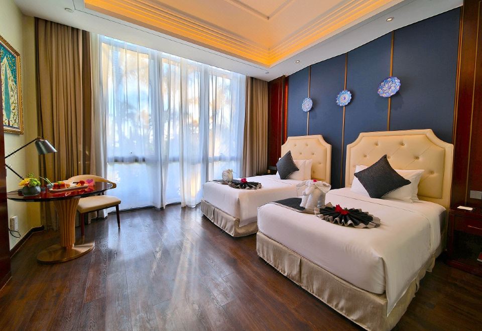 园林景观房双床房