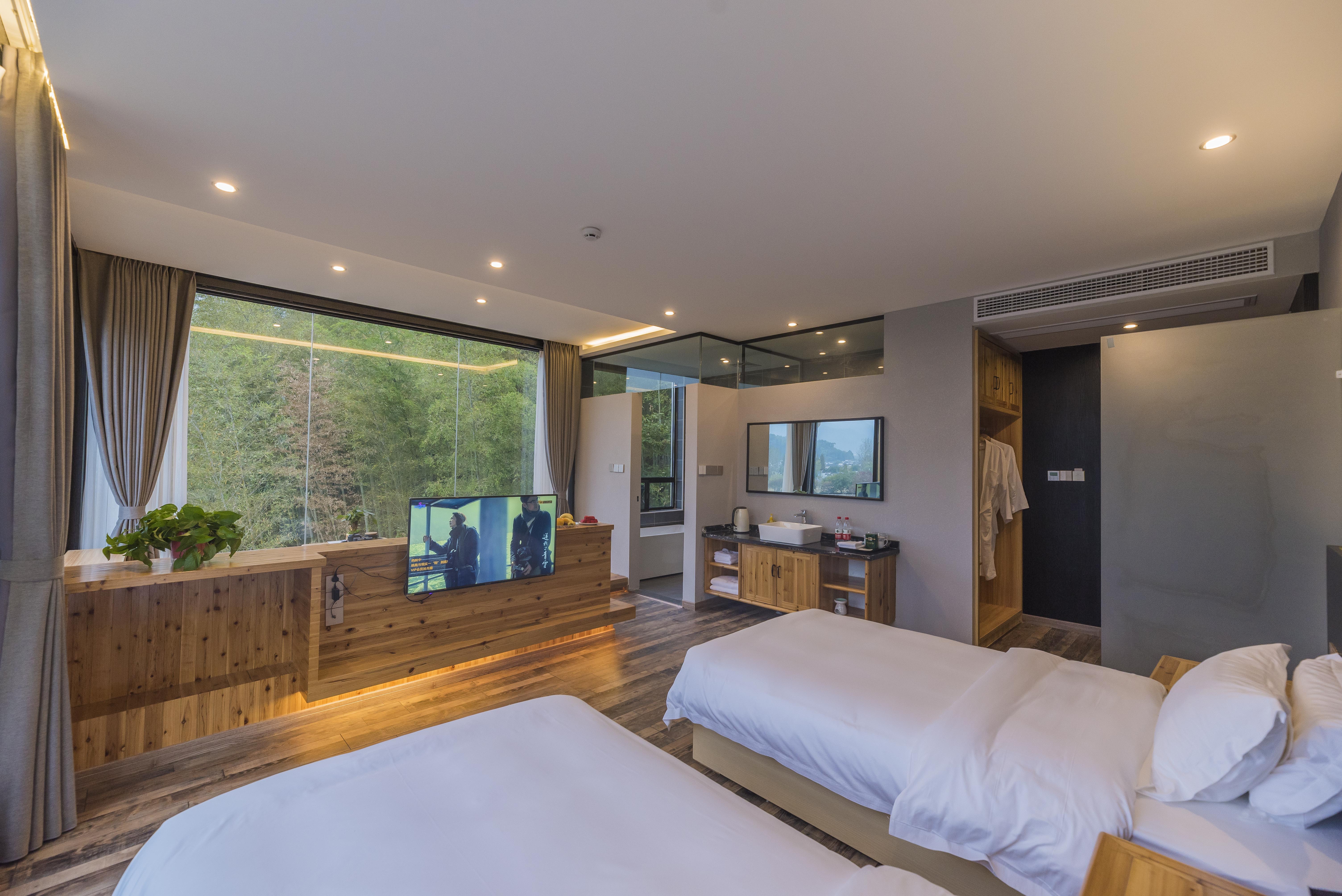 北烟·田园双床房（榻榻米茶台）