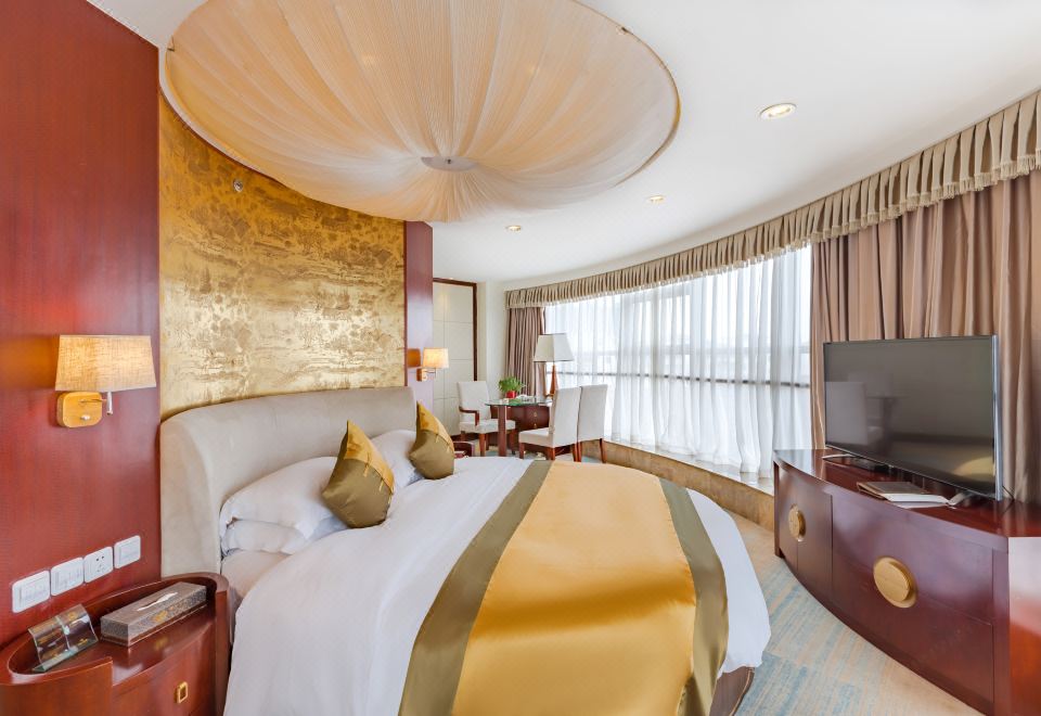 豪华景观圆床房