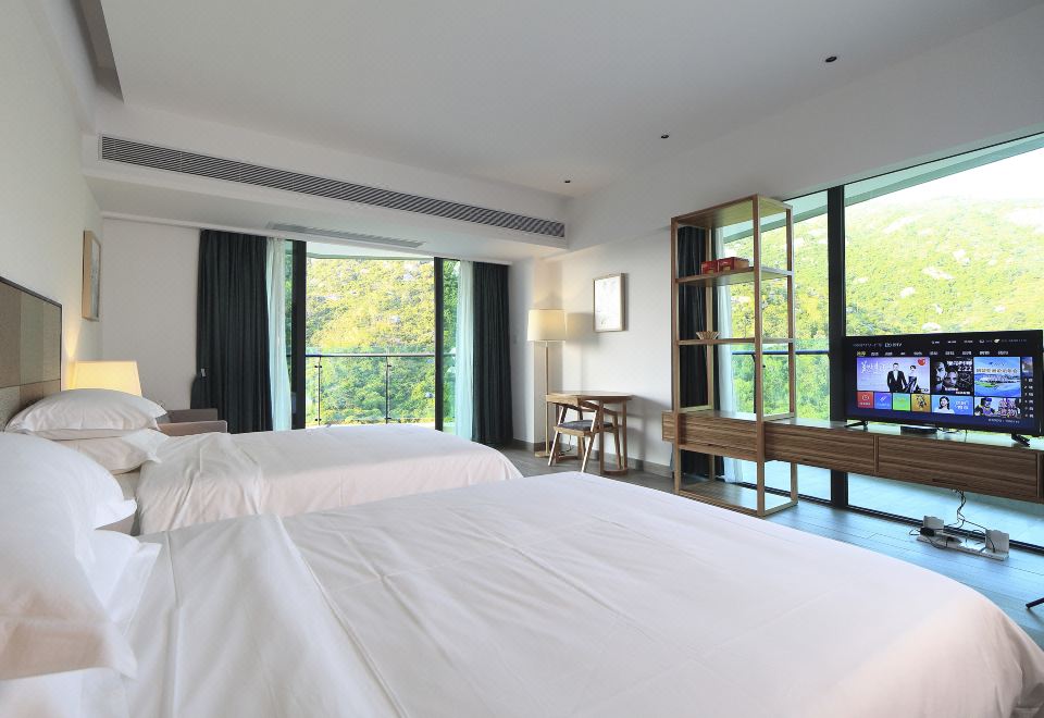 高級山景雙床房