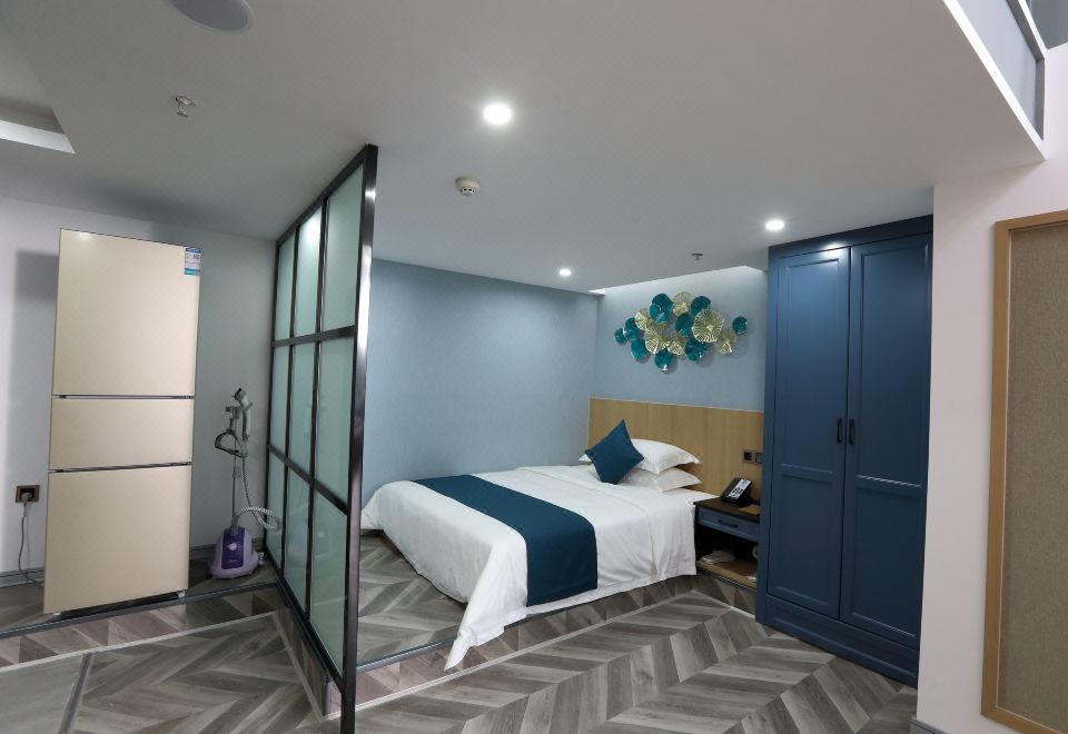 自由云·Loft家庭雙床大套房【洗衣機+小廚房+冰箱】