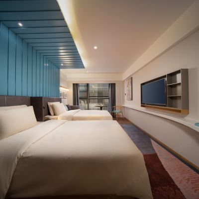 豪華雙床房（零壓床墊）+（新風系統）+（智能客控） CityNote希諾酒店（廣州北京路大佛寺公園前地鐵站店）優惠