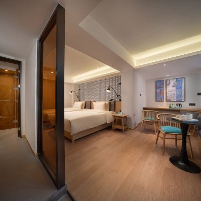 希諾家庭房（零壓床墊）+（新風系統）+（智能客控） CityNote希諾酒店（廣州北京路大佛寺公園前地鐵站店）優惠