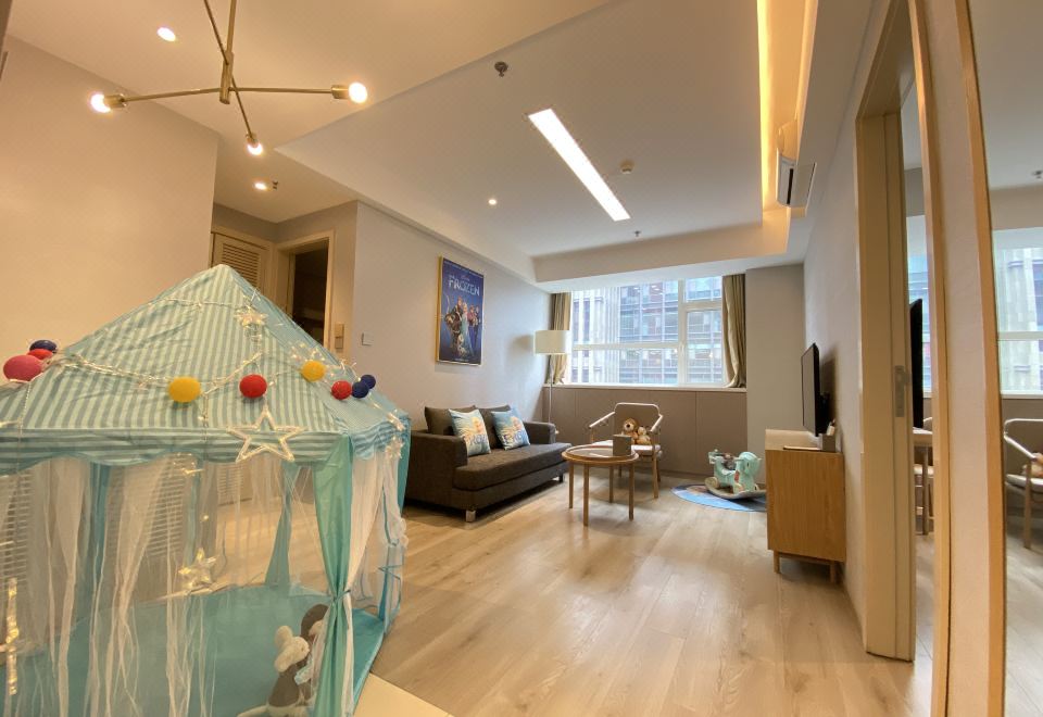 豪华双卧冰雪王国亲子房（可做饭+带浴缸）