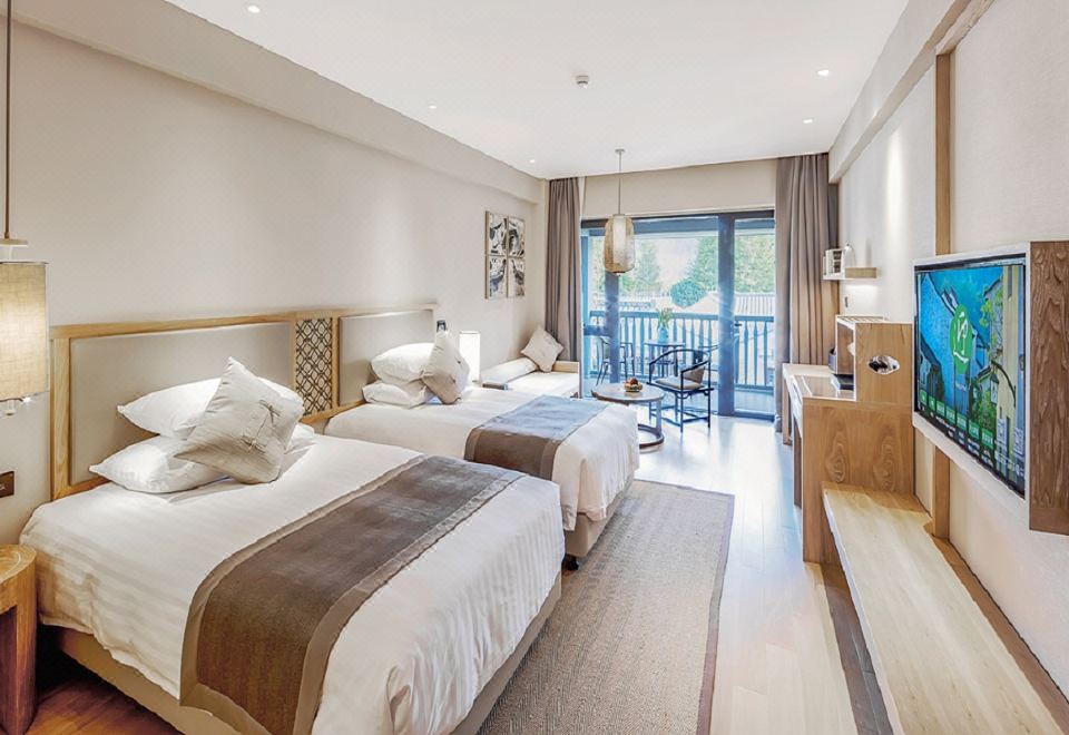 观堂阳台双床房