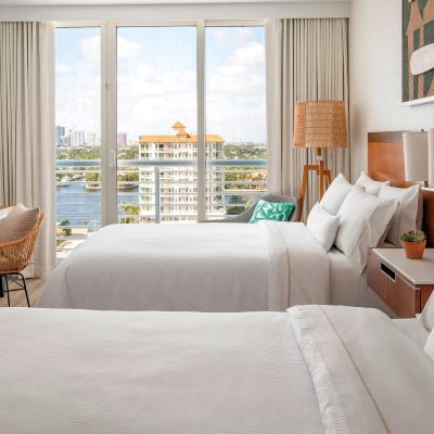 Deluxe Two Double Room with Intracoastal View