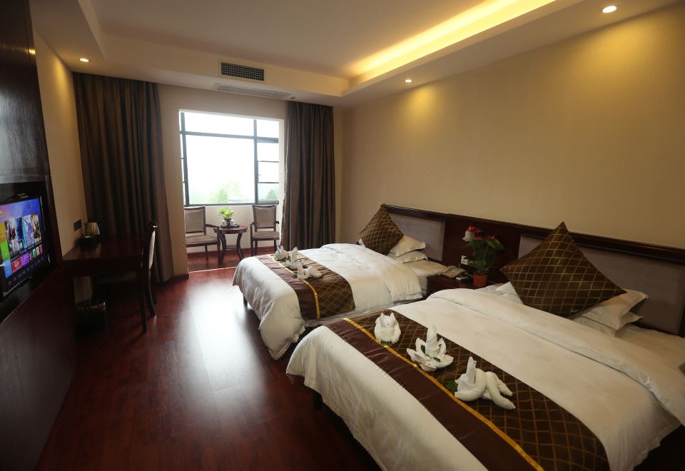 愜林丨豪華雙床房（通透采光+休閑沙發+私享小陽臺）