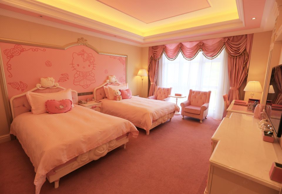 Hello Kitty主题豪华景观双床房