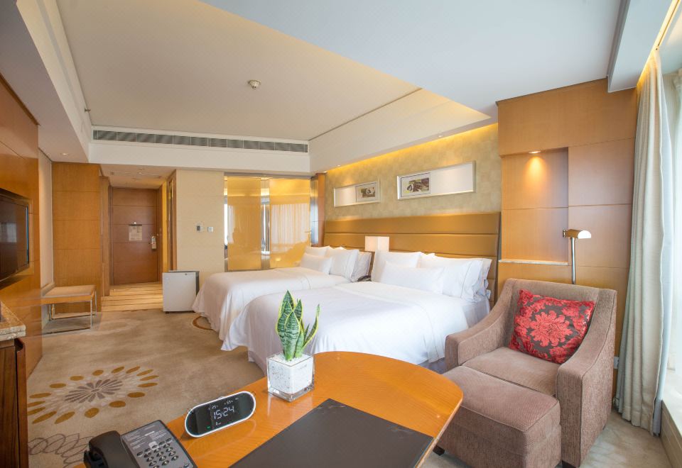 尊享更高楼层湖景双床房·享玄武湖紫金山美景