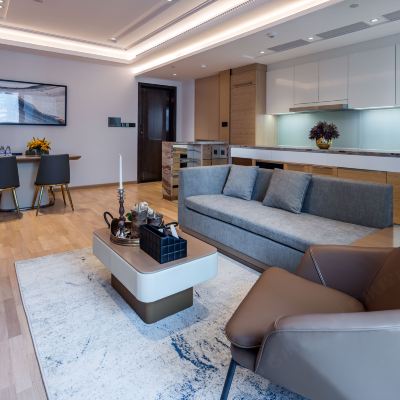 行政套房「社交廚房｜深夜好眠｜冰箱·洗衣機」 鉑斯登行政公寓（深圳前海店）優惠