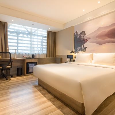 幾木城景大床房 廣州花都廣場地鐵站亞朵飯店優惠